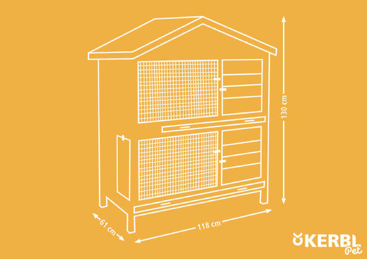 KERBL Nagerhaus Appartement